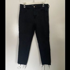 american eagle black high rise jeggings / 12 / $15